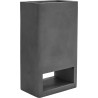 Bristol Planter Concrete Grey - Angled - Bristol Planter Concrete Grey - Angled