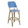 Hand Painted Aluminum Frame Barstool - BRT-01 - Blue - Hand Painted Aluminum Frame Barstool - BRT-01 - Blue