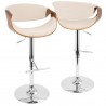 LumiSource Curvo Barstool - Cream  - LumiSource Curvo Barstool - Cream 