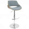 LumiSource Fabrizzi Barstool - BLUE - Perspective - LumiSource Fabrizzi Barstool - BLUE - Perspective