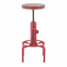 LumiSource Hydra Barstool - RED - Side - LumiSource Hydra Barstool - RED - Side