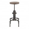 LumiSource Hydra Barstool - ANTIQUE - Front - LumiSource Hydra Barstool - ANTIQUE - Front