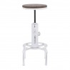 LumiSource Hydra Barstool - WHITE - Side - LumiSource Hydra Barstool - WHITE - Side