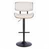LumiSource Lombardi Barstool - CREAM - Front - LumiSource Lombardi Barstool - CREAM - Front