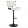 LumiSource Lombardi Barstool - CREAM - Perspective - LumiSource Lombardi Barstool - CREAM - Perspective
