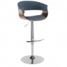  LumiSource Vintage Mod Barstool - BLUE - Perspective -  LumiSource Vintage Mod Barstool - BLUE - Perspective