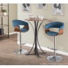  LumiSource Vintage Mod Barstool - BLUE - Lifestyle -  LumiSource Vintage Mod Barstool - BLUE - Lifestyle