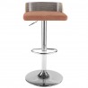 LumiSource Maya Barstool - ORANGE - Front - LumiSource Maya Barstool - ORANGE - Front