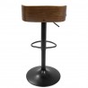 LumiSource Maya Barstool - CHARCOAL - Rear - LumiSource Maya Barstool - CHARCOAL - Rear