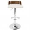 LumiSource Maya Barstool - CREAM - Front - LumiSource Maya Barstool - CREAM - Front