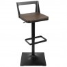 LumiSource Samurai Barstool - BLACK - Perspective - LumiSource Samurai Barstool - BLACK - Perspective