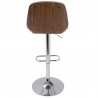 LumiSource Serena Barstool - GREY - Rear - LumiSource Serena Barstool - GREY - Rear