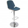LumiSource Serena Barstool - BLUE - Perspective - LumiSource Serena Barstool - BLUE - Perspective