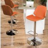 LumiSource Serena Barstool - ORANGE - Lifestyle - LumiSource Serena Barstool - ORANGE - Lifestyle