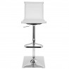 LumiSource Mirage Barstool - WHITE - Front - LumiSource Mirage Barstool - WHITE - Front