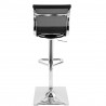 LumiSource Mirage Barstool - BLACK - Rear - LumiSource Mirage Barstool - BLACK - Rear