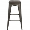 LumiSource Oregon Barstool - Set of 2 - ESPRESSO - LumiSource Oregon Barstool - Set of 2 - ESPRESSO