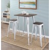 LumiSource Oregon Barstool - Set of 2 - WHITE - Lifestyle - LumiSource Oregon Barstool - Set of 2 - WHITE - Lifestyle