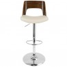LumiSource Valencia Barstool - CREAM - Front - LumiSource Valencia Barstool - CREAM - Front