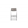 Whiteline Modern Living Stone Outdoor Barstool - Set of 4 - Whiteline Modern Living Stone Outdoor Barstool - Set of 4
