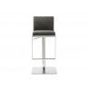 Whiteline Modern Living Clay Barstool - Grey - Front - Whiteline Modern Living Clay Barstool - Grey - Front