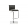 Whiteline Modern Living Clay Barstool - Grey - Perspective - Whiteline Modern Living Clay Barstool - Grey - Perspective