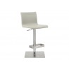 Whiteline Modern Living Watson Barstool - Light Grey - Perspective - Whiteline Modern Living Watson Barstool - Light Grey - Perspective