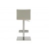 Whiteline Modern Living Watson Barstool - White - Rear - Whiteline Modern Living Watson Barstool - White - Rear
