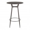 LumiSource Clara Round Bar Table - Antique - LumiSource Clara Round Bar Table - Antique