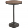 LumiSource Dakota Bar Table - Grey - LumiSource Dakota Bar Table - Grey