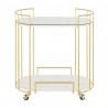 LumiSource Canary Bar Cart - Front - LumiSource Canary Bar Cart - Front
