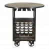 Moe's Home Collection Julep Bar Cart - Front - Moe's Home Collection Julep Bar Cart - Front