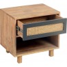 Ashton Nightstand - Top Angled with Drawer Opened - Ashton Nightstand - Top Angled with Drawer Opened