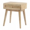 Moe's Home Collection Reed Side Table Natural - Angled View - Moe's Home Collection Reed Side Table Natural - Angled View