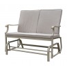 Camel Torino Aluminum Outdoor Double Glider Loveseat