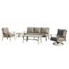 Camel Torino Aluminum Outdoor Swivel Glider Club Chair - Lifestyle