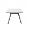 Carrera Cocktail Table in 3D Marble Finish - Side - Carrera Cocktail Table in 3D Marble Finish - Side