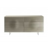 MOON High Gloss Gray Dresser - Front - MOON High Gloss Gray Dresser - Front