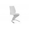 BOULEVARD White Eco-leather Dining Chair - BOULEVARD White Eco-leather Dining Chair