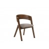 Casabianca CALICO Dining Chair In Walnut Veneer - Single - Casabianca CALICO Dining Chair In Walnut Veneer - Single