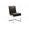 FONTANA Brown Eco-leather Dining Chair - FONTANA Brown Eco-leather Dining Chair