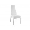 VALENTINO White Eco-leather Dining Chair - VALENTINO White Eco-leather Dining Chair
