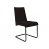 MODELO Collection White/Black Eco-Leather/Walnut Veneer Dining Chair - MODELO Collection White/Black Eco-Leather/Walnut Veneer Dining Chair
