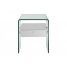  Casabianca Bari Nightstand / End Table - Front View -  Casabianca Bari Nightstand / End Table - Front View