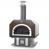 CBO-750 Hybrid Commercial Countertop: (Pre-Assembled) with Metal Insulating Hood and Gas Package - Angled