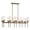 Triticus Chandelier -  Antique Brass