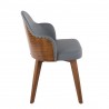 LumiSource Ahoy Chair - GREY - Side - LumiSource Ahoy Chair - GREY - Side