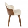 LumiSource Ahoy Chair - CREAM - Side - LumiSource Ahoy Chair - CREAM - Side