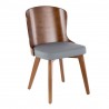 LumiSource Bocello Chair - GREY - Perspective - LumiSource Bocello Chair - GREY - Perspective