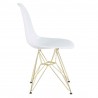 LumiSource Brady Chair - Set of 2 - WHITE - Side - LumiSource Brady Chair - Set of 2 - WHITE - Side